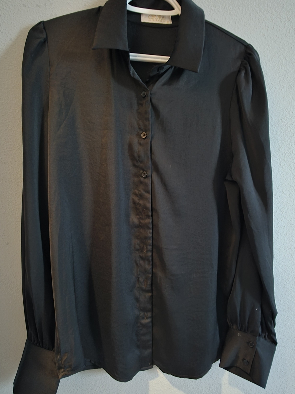 Classic Black Button-Up Shirt - Unbranded